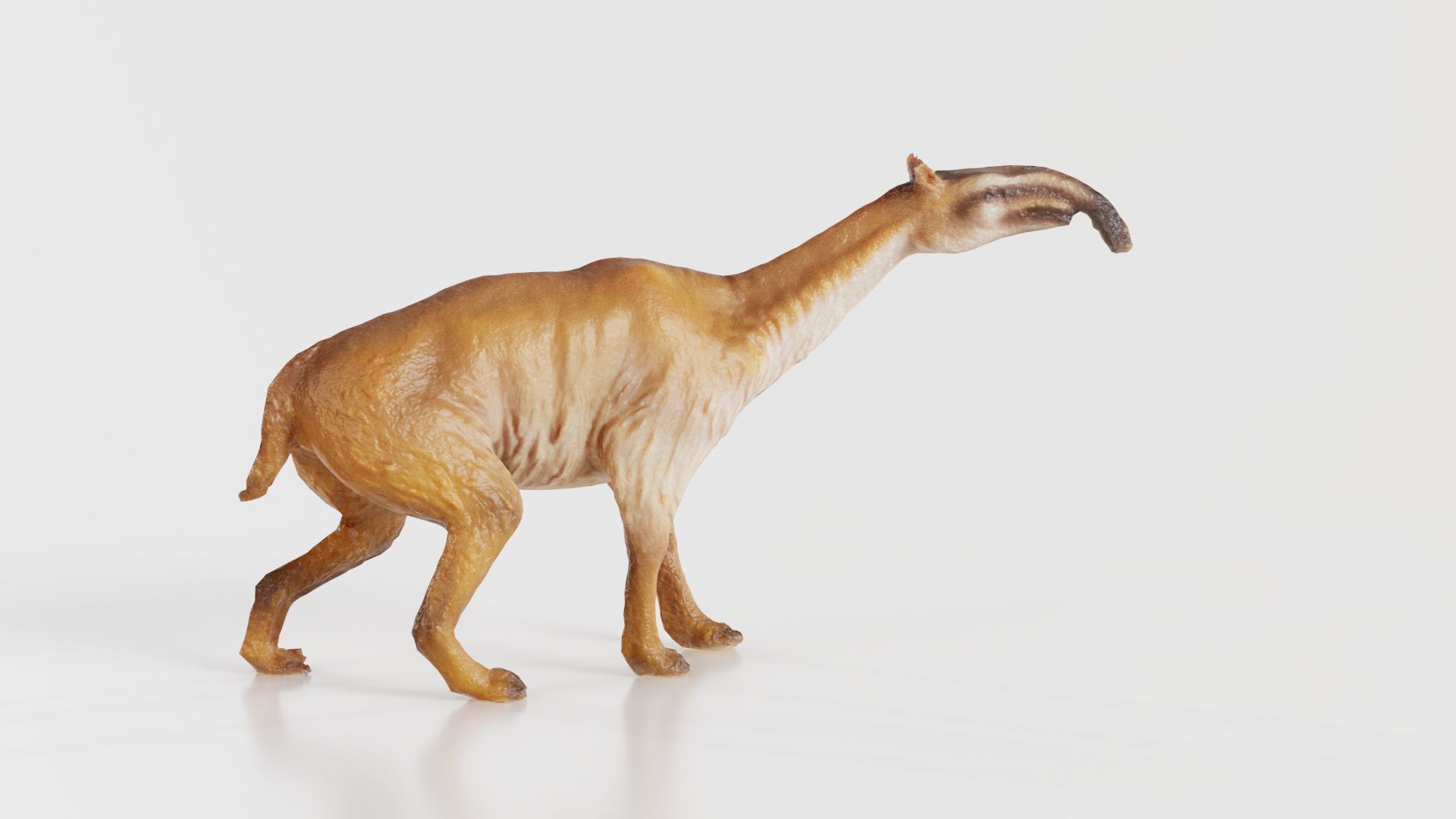 Prehistoric Low-poly 3D model_7