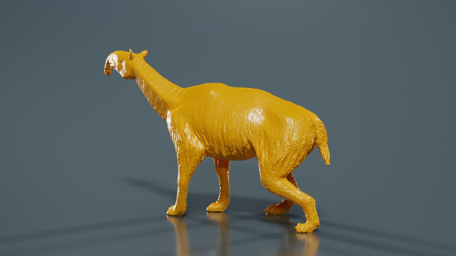 Prehistoric Low-poly 3D model_13