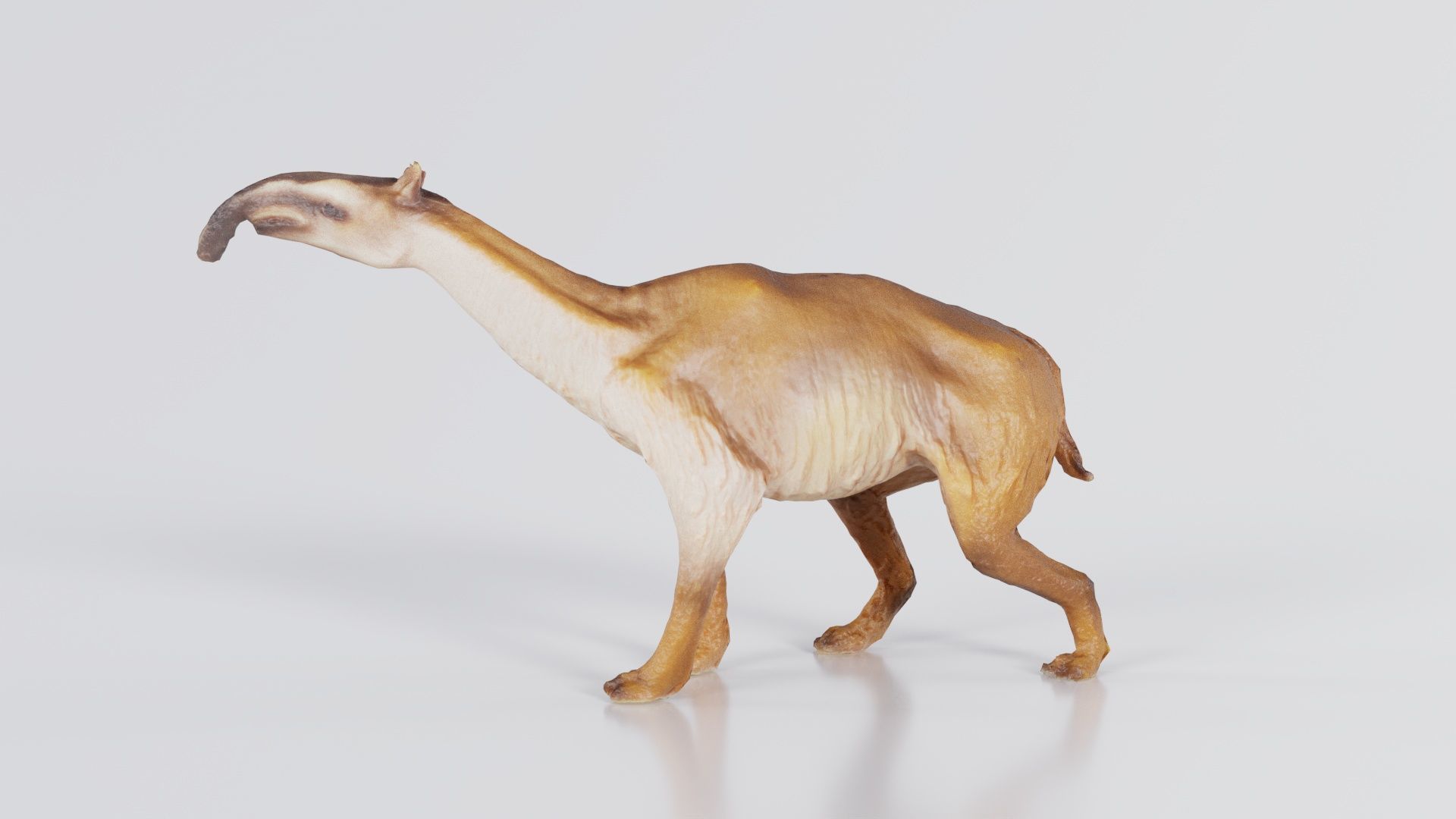 Prehistoric Low-poly 3D model_6