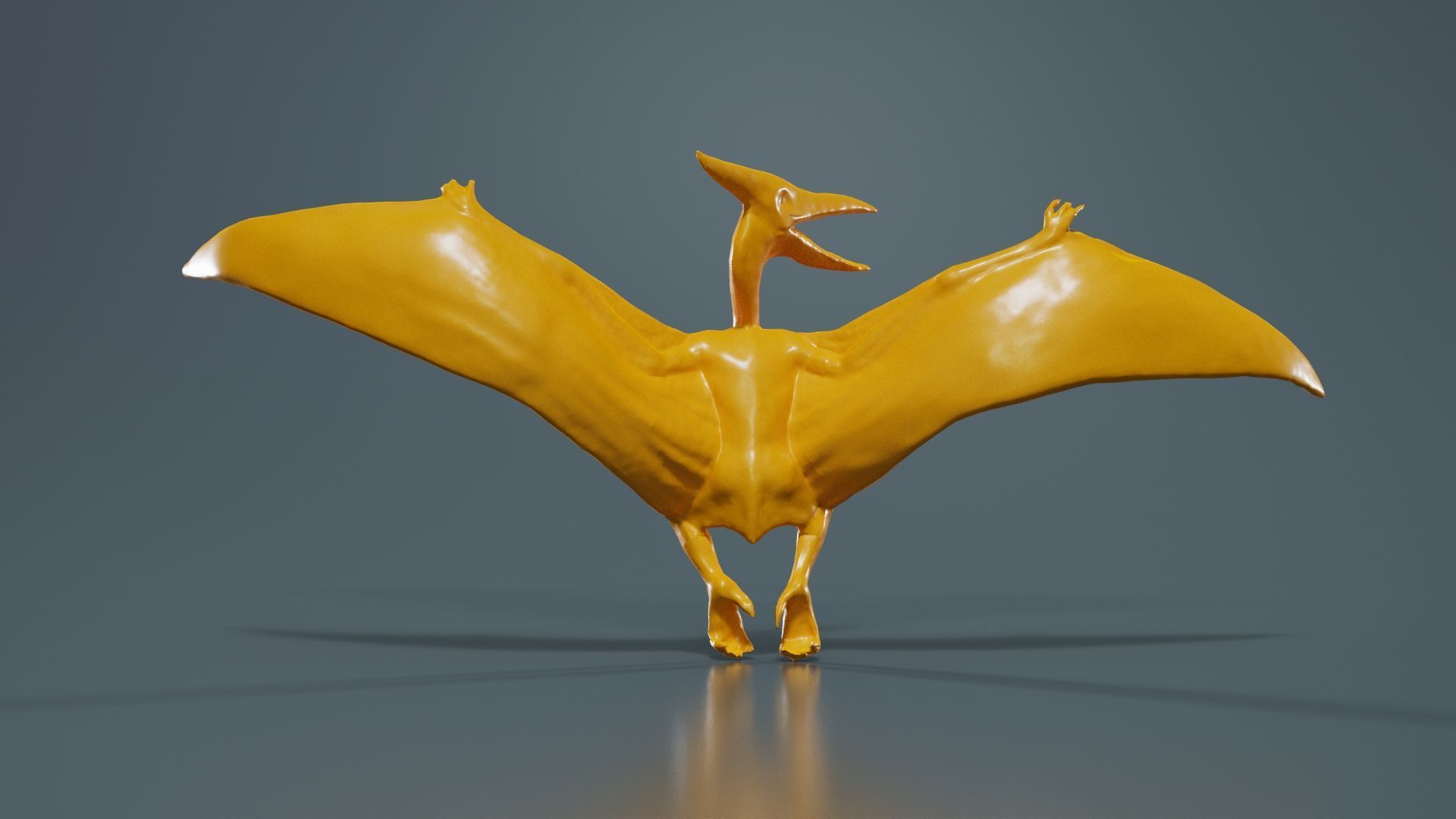 Pterodactylus Low-poly 3D model_13