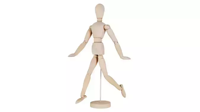 Wooden Mannequin Pose 02