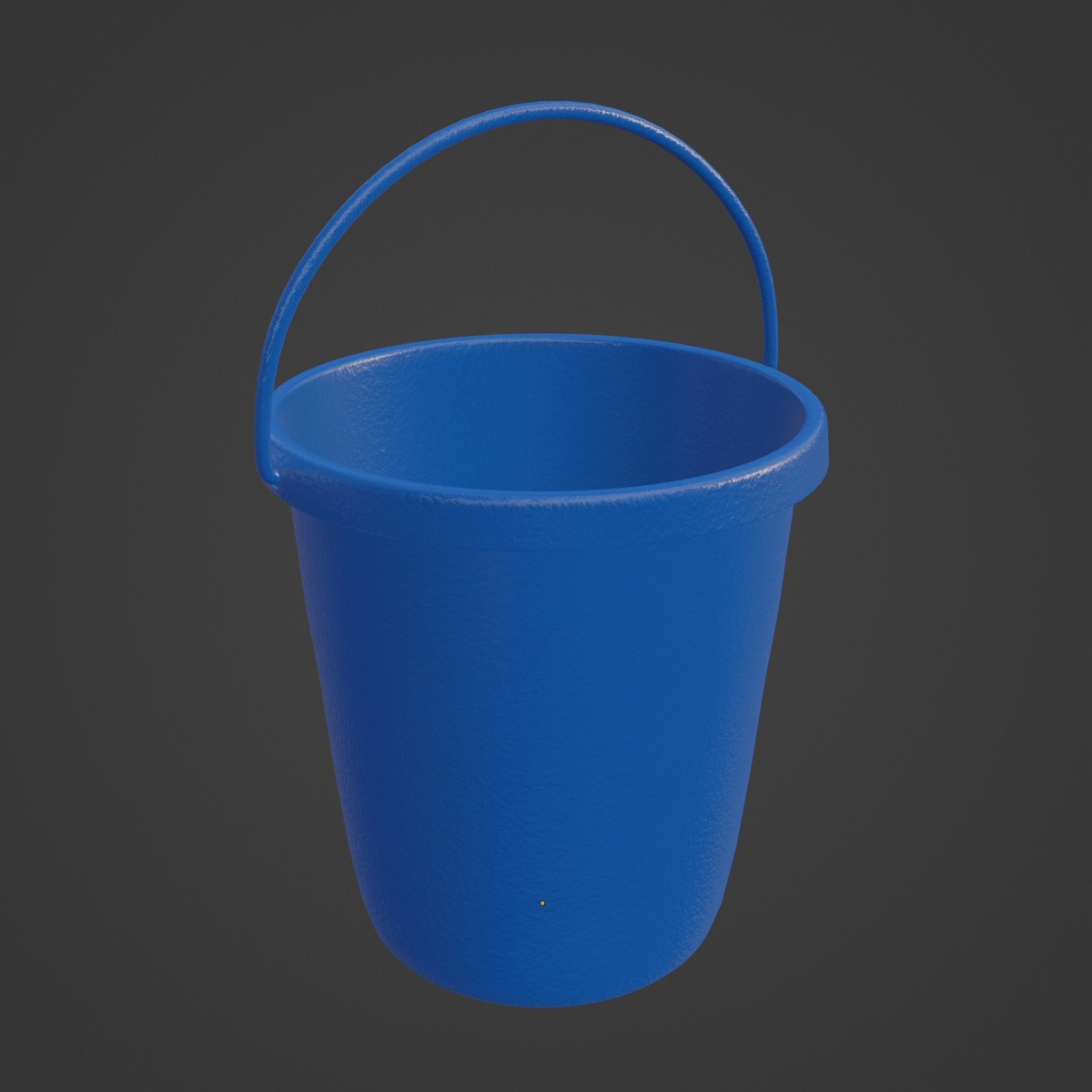 Plastic Bucket 01 3D model_6