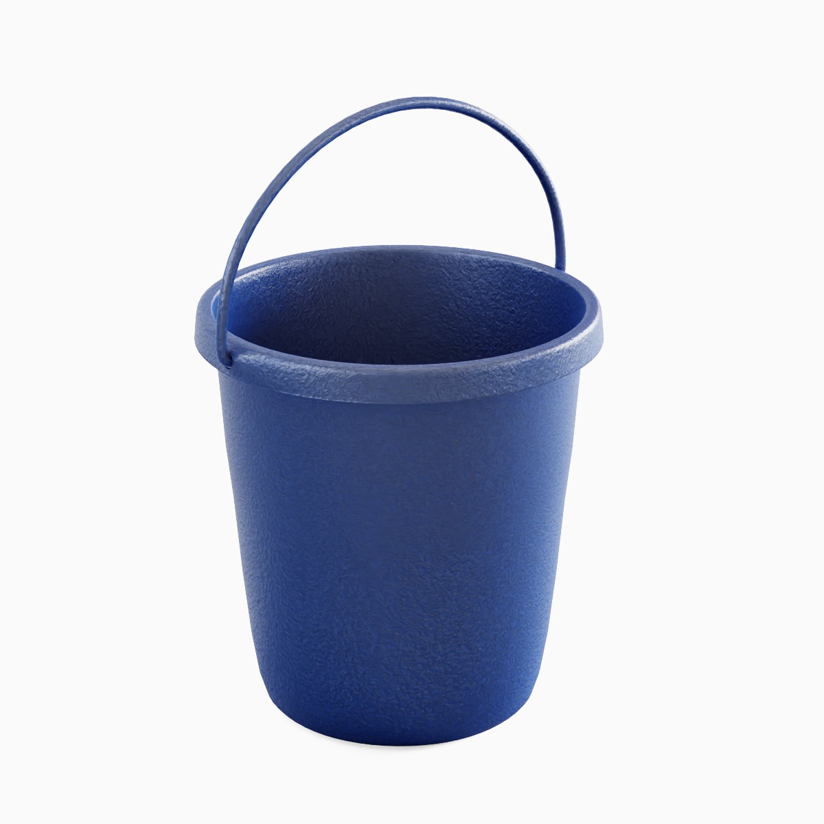 Plastic Bucket 01 3D model_3