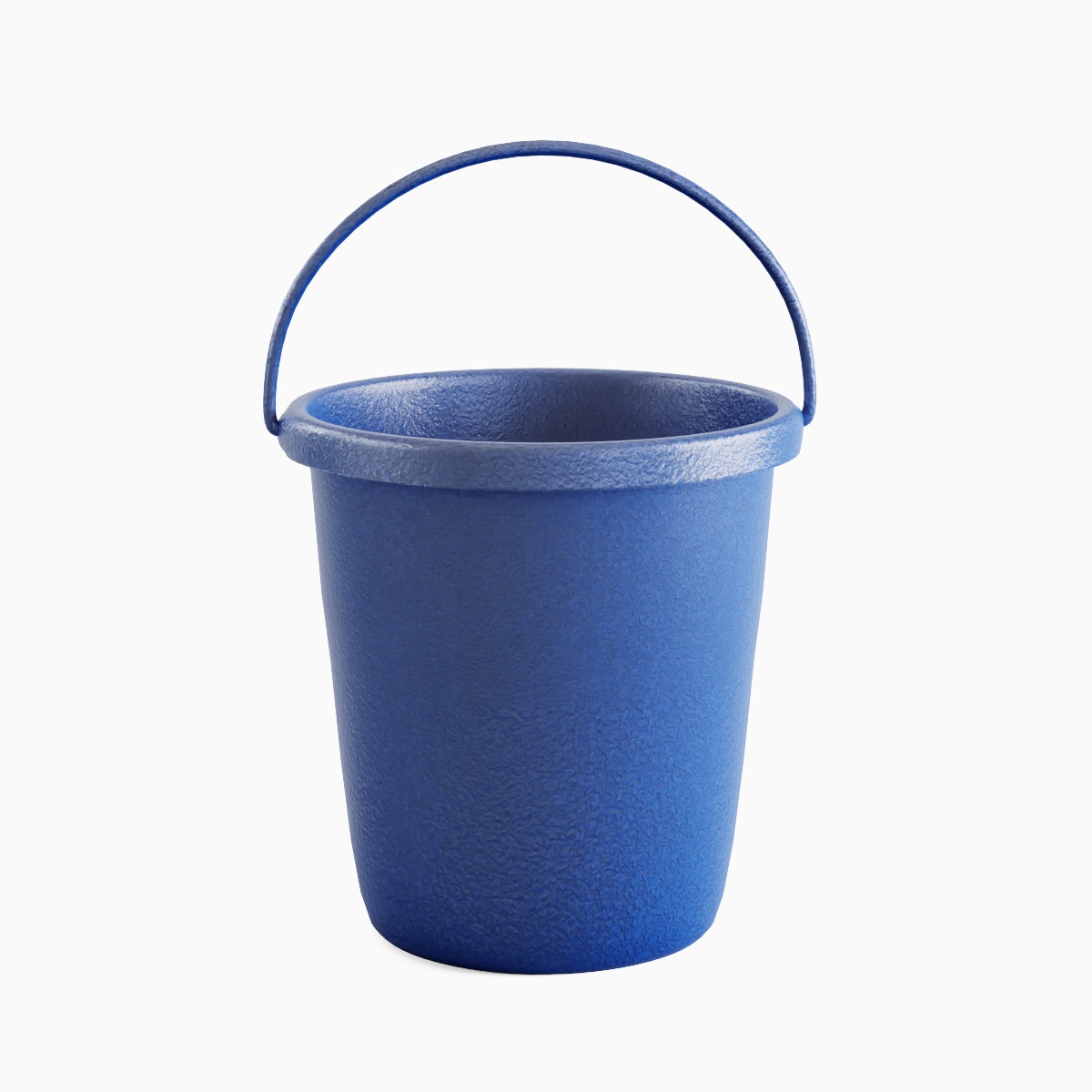 Plastic Bucket 01 3D model_2