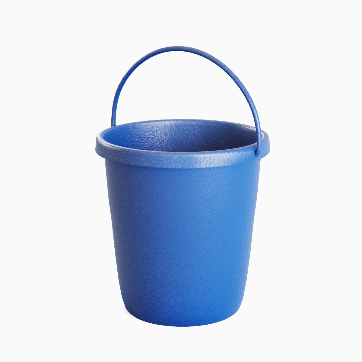 Plastic Bucket 01 3D model_1