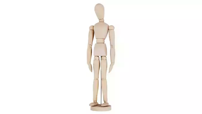 Wooden Mannequin Pose 07