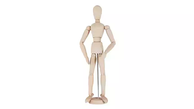 Wooden Mannequin Pose 08