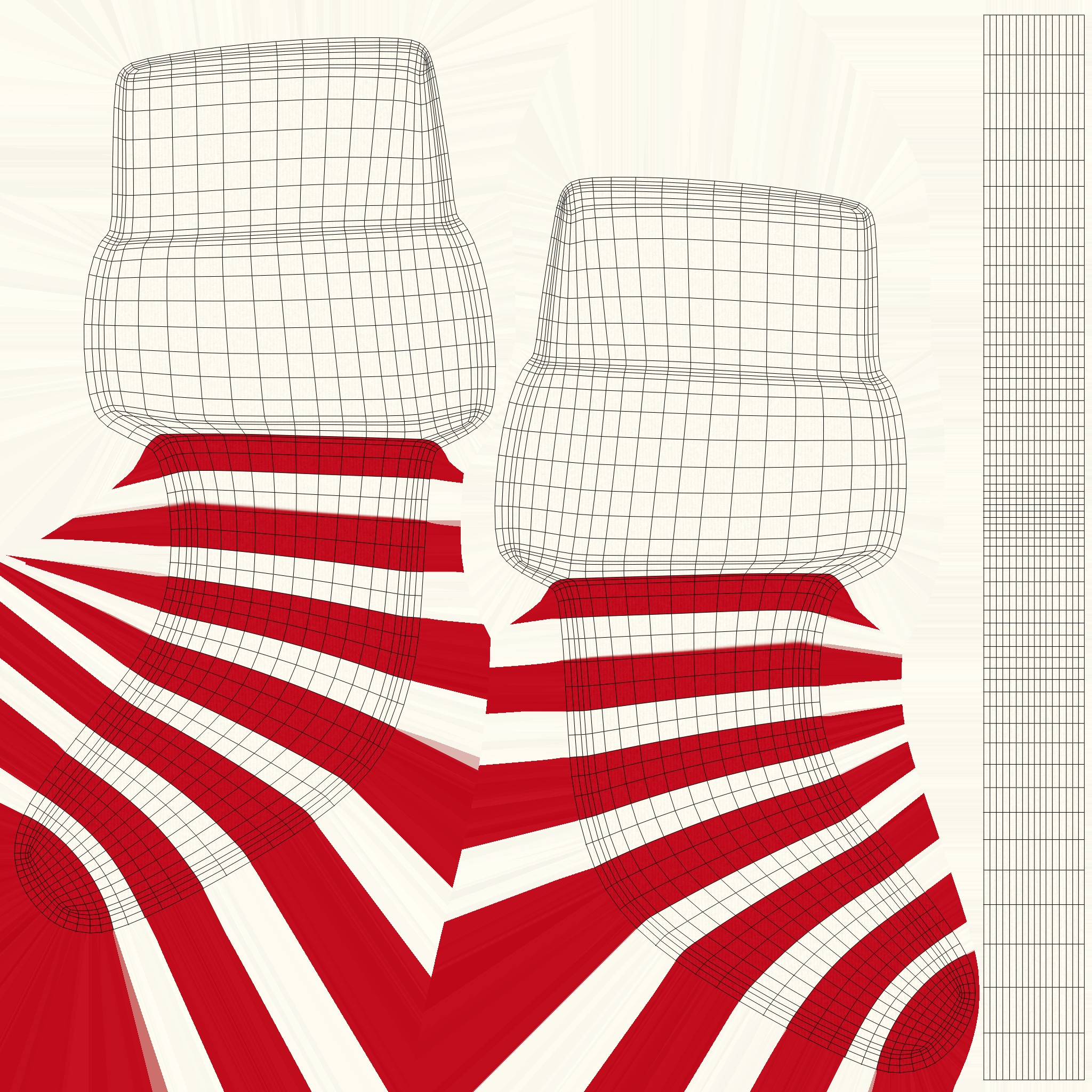 Cartoon Gift Christmas Stocking v003 Low-poly 3D model_5