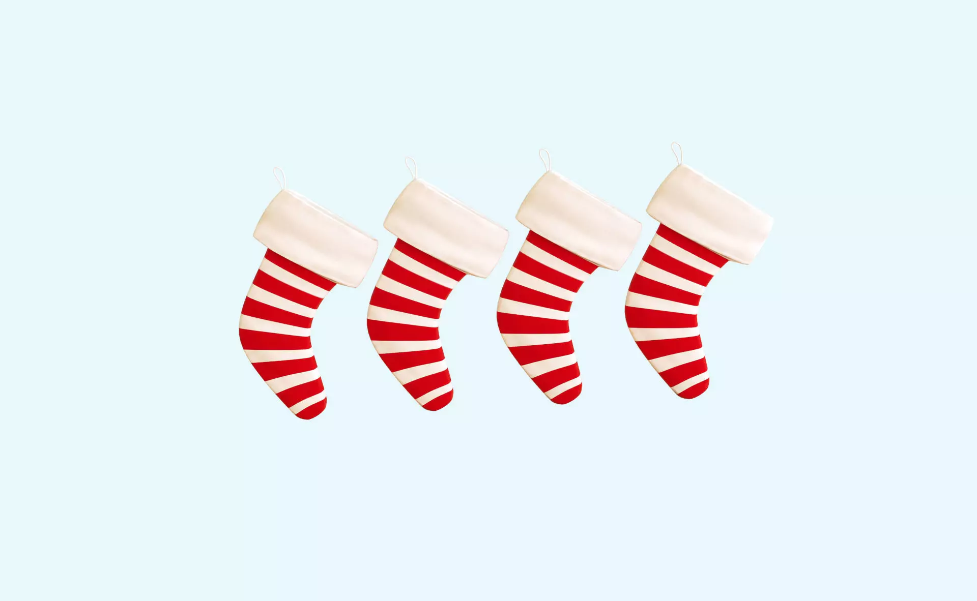 Cartoon Gift Christmas Stocking v003 Low-poly 3D model_0