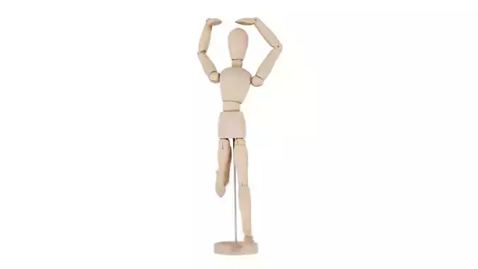 Wooden Mannequin Pose 10