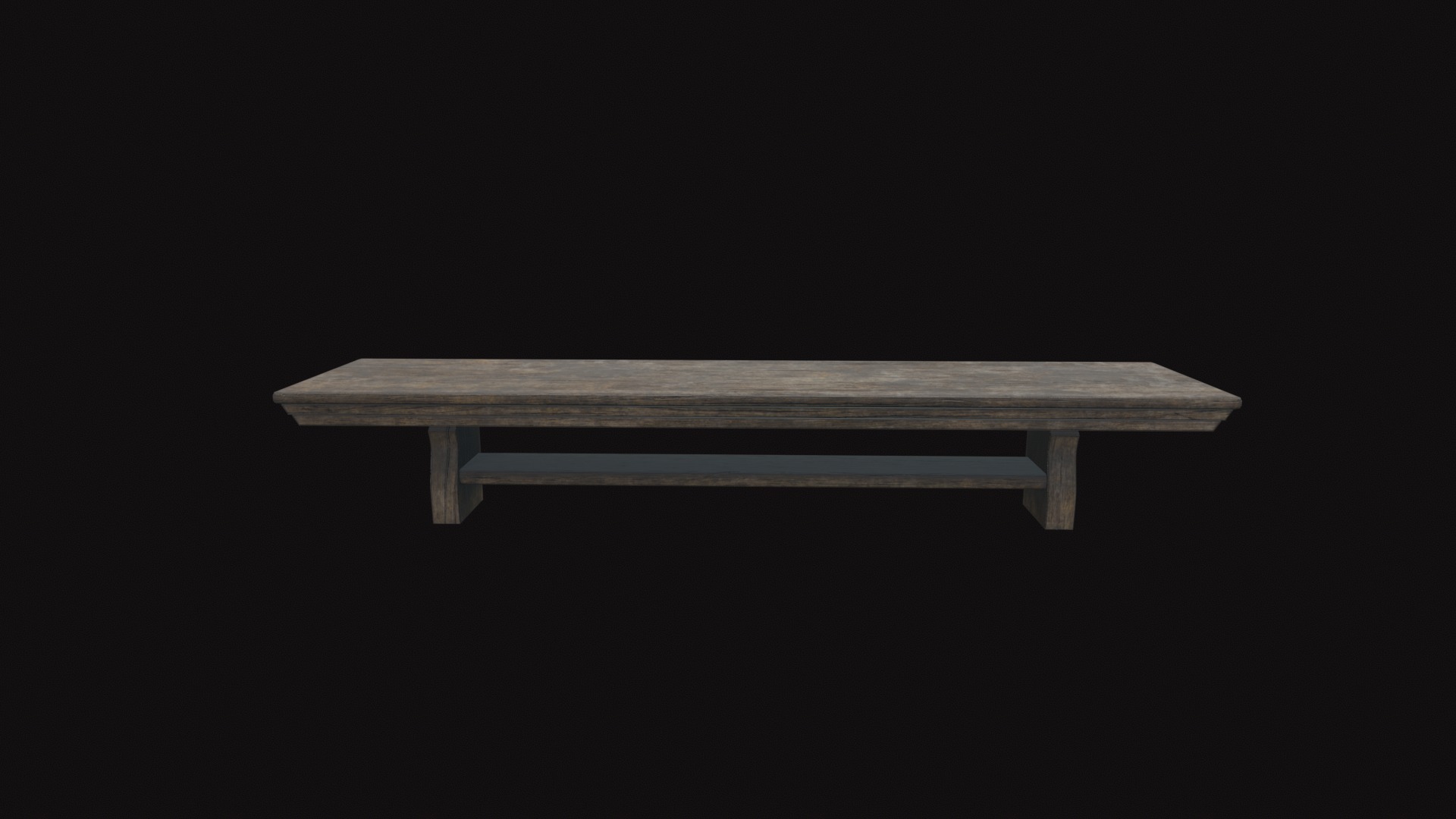 Kitchen Shelf V01 Low-poly 3D model_8