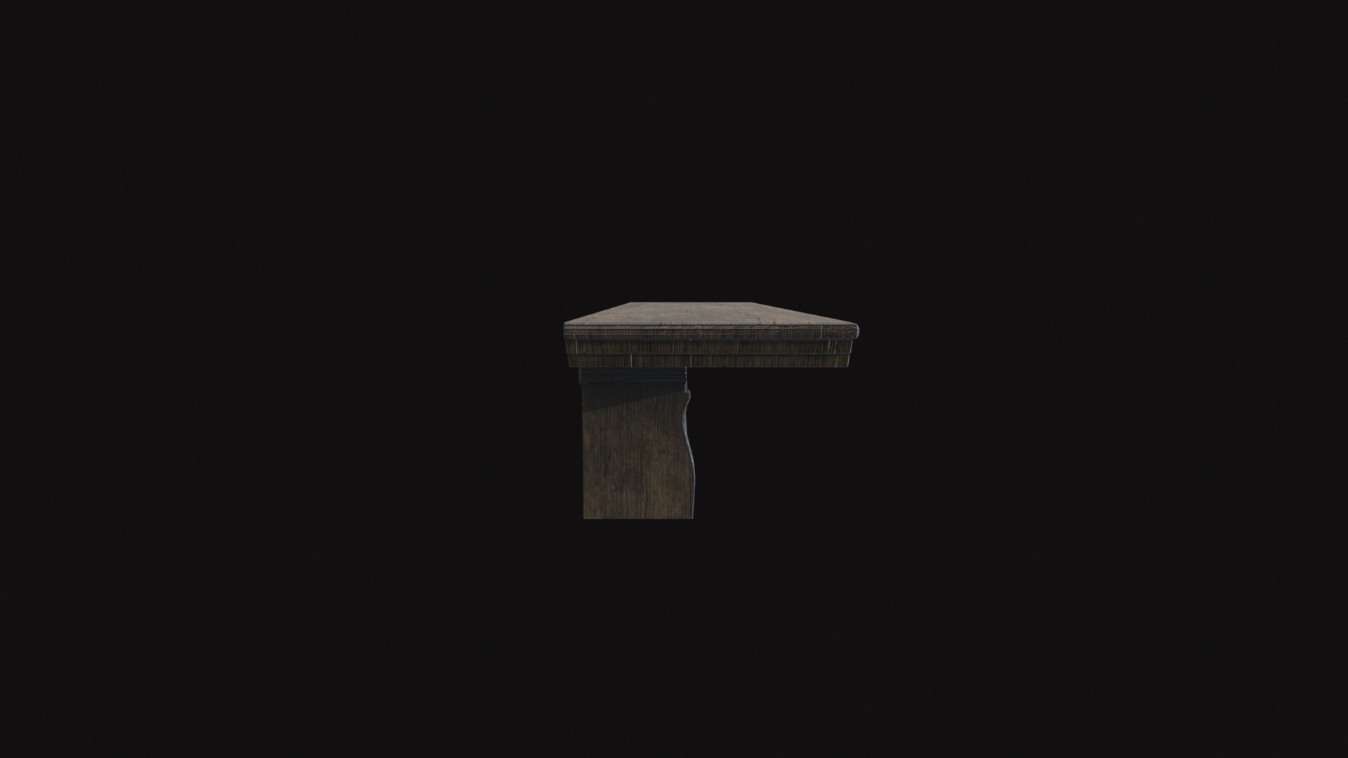 Kitchen Shelf V01 Low-poly 3D model_3