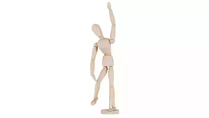 Wooden Mannequin Pose 12