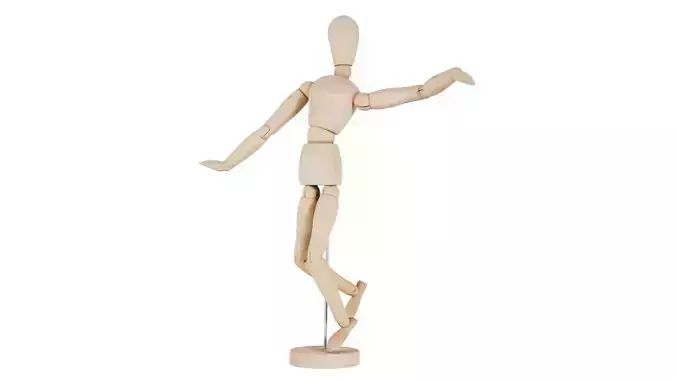 Wooden Mannequin Pose 13