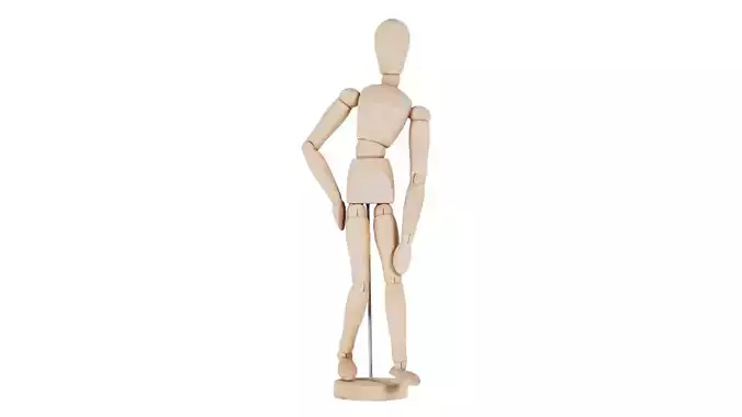 Wooden Mannequin Pose 16
