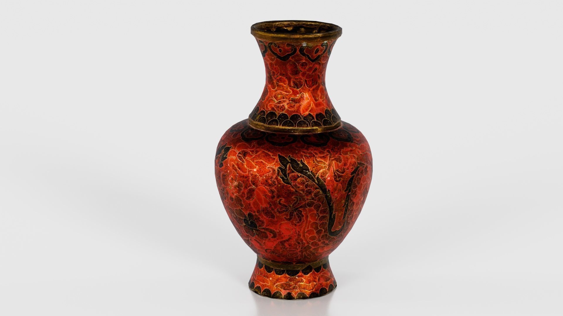 Brown Vase Low-poly 3D model_21