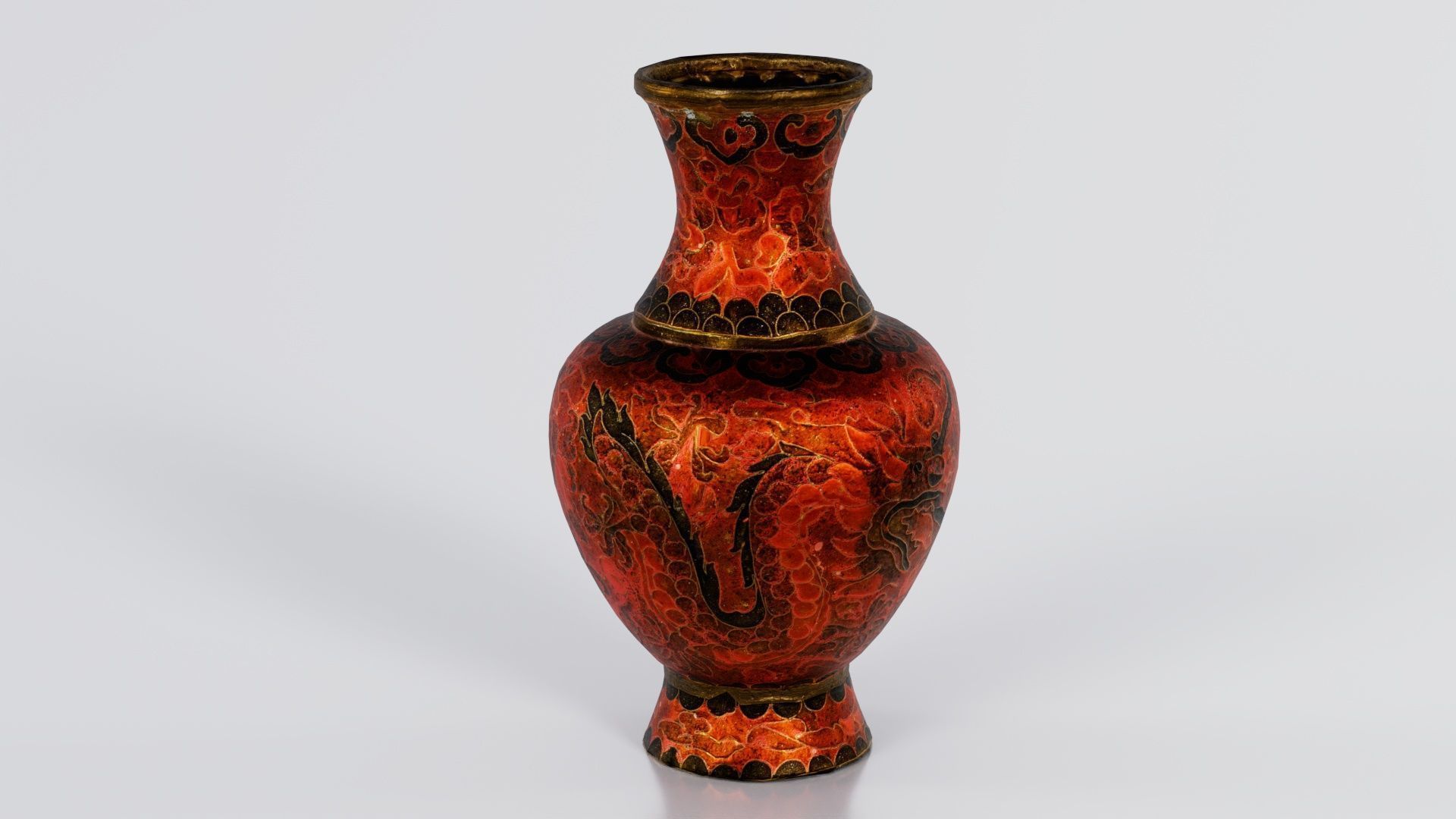 Brown Vase Low-poly 3D model_2