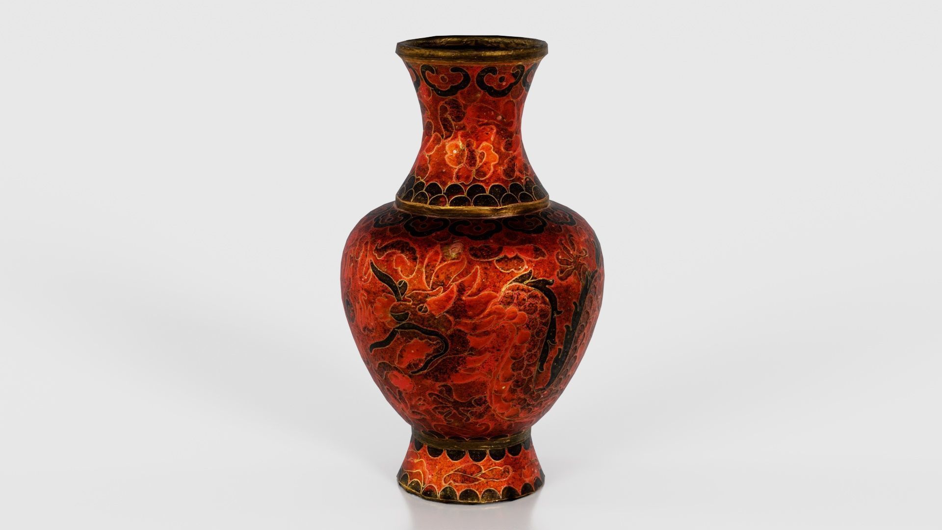 Brown Vase Low-poly 3D model_26