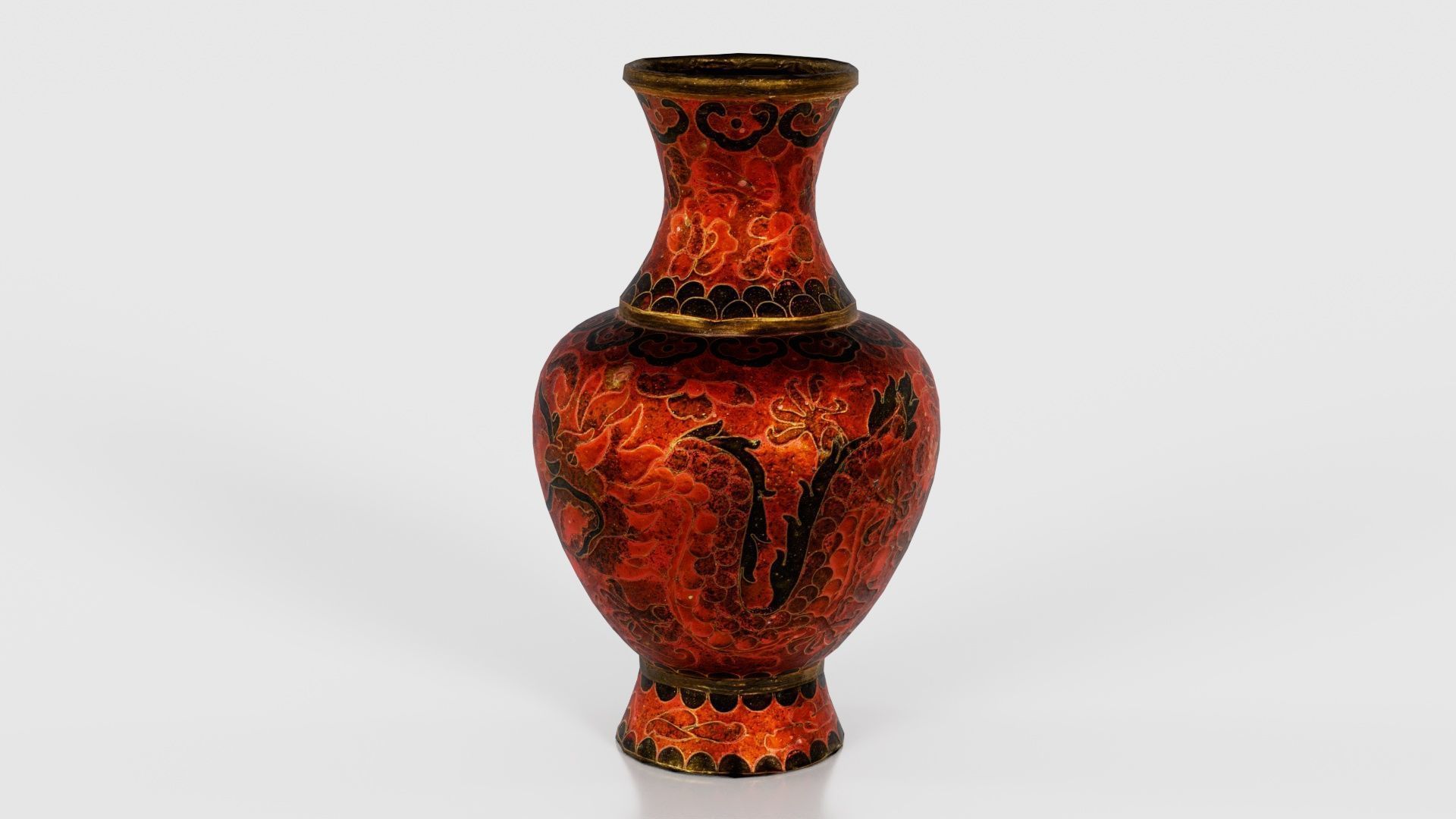 Brown Vase Low-poly 3D model_25