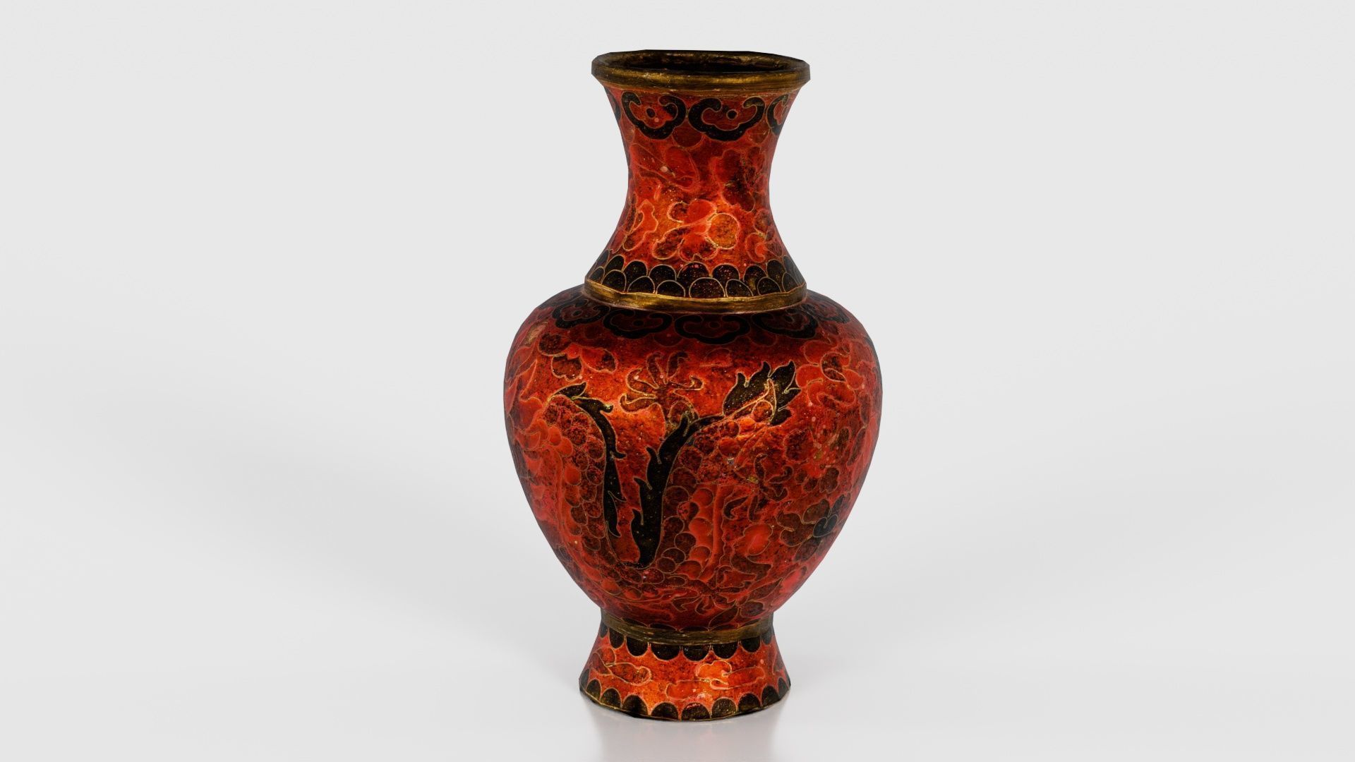 Brown Vase Low-poly 3D model_24