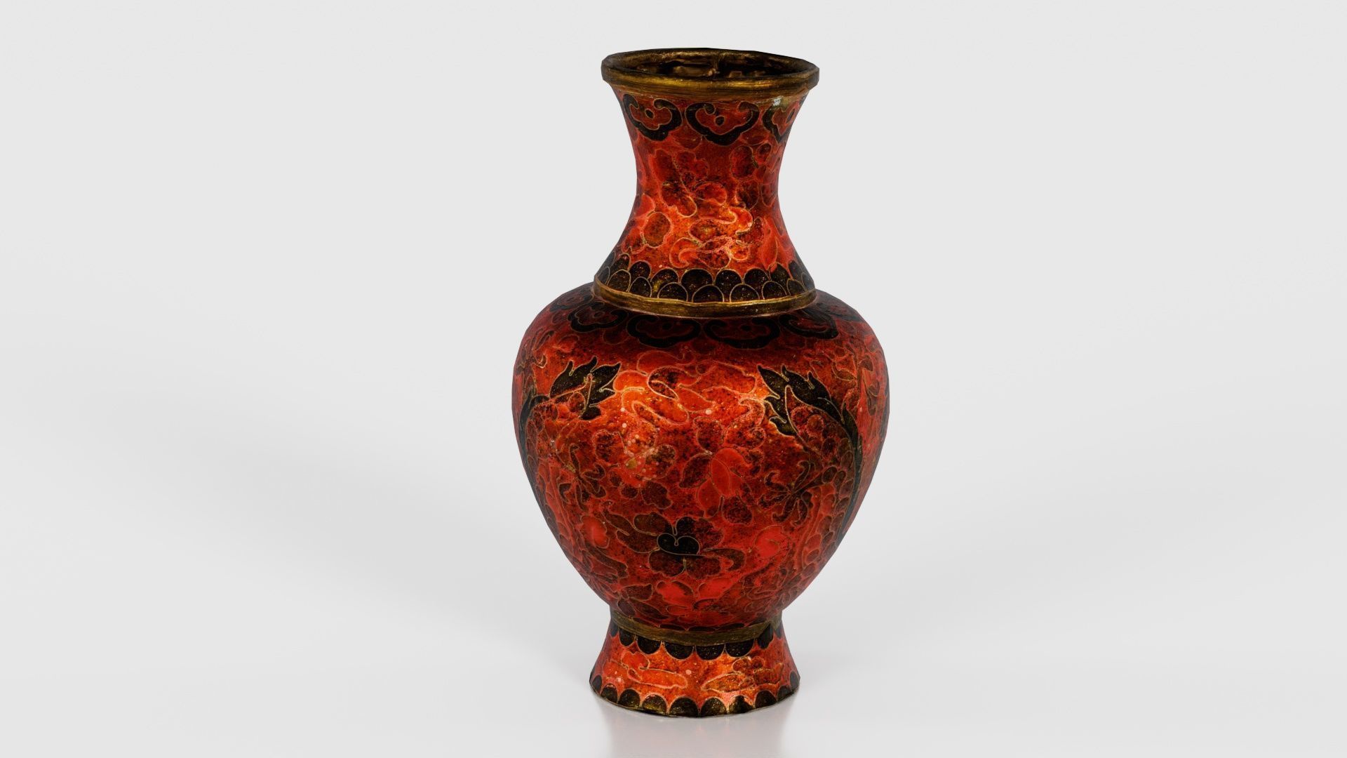 Brown Vase Low-poly 3D model_22
