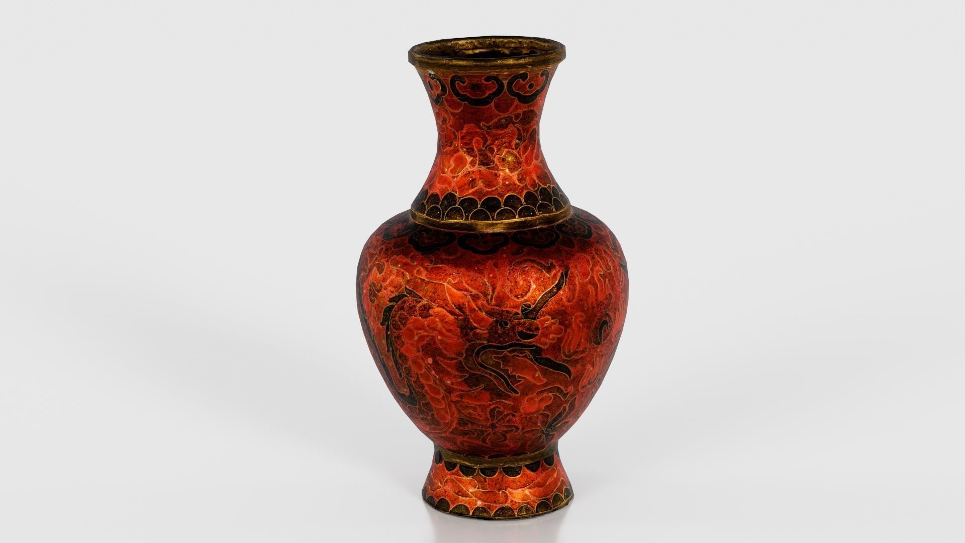 Brown Vase Low-poly 3D model_18