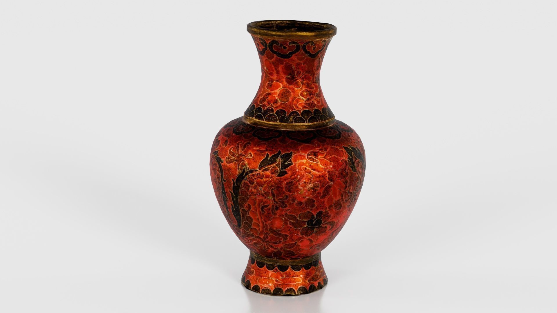 Brown Vase Low-poly 3D model_23