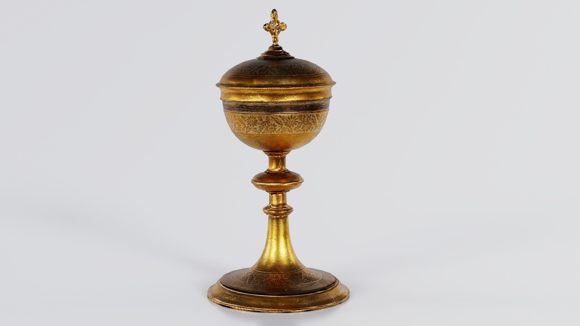 Chalice Low-poly 3D model_3