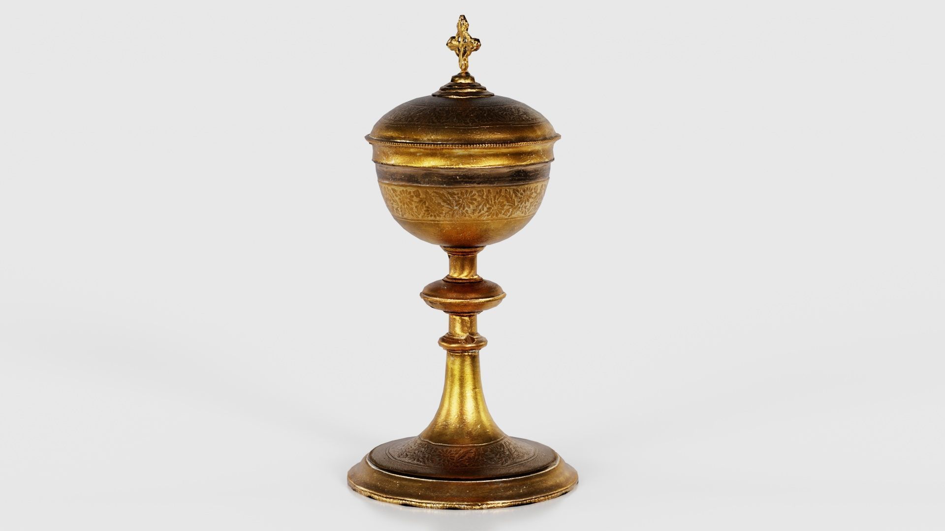 Chalice Low-poly 3D model_25