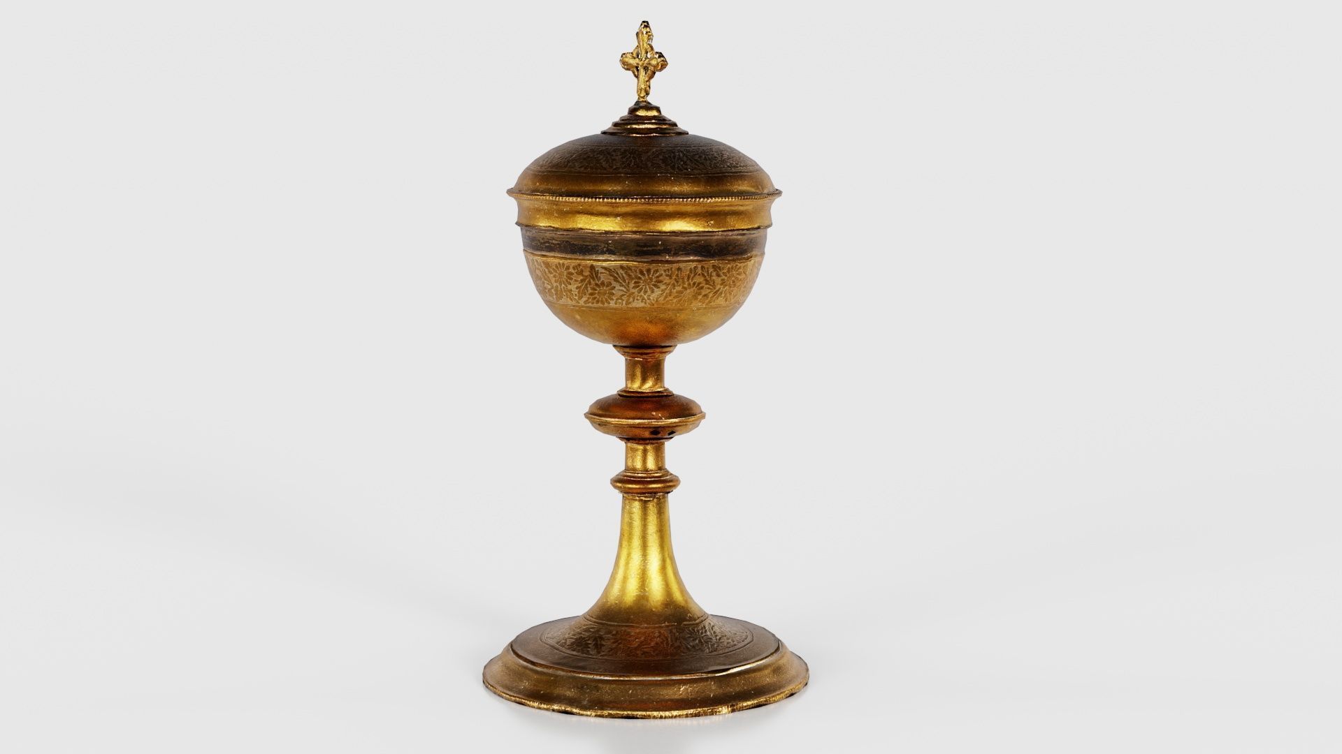 Chalice Low-poly 3D model_19