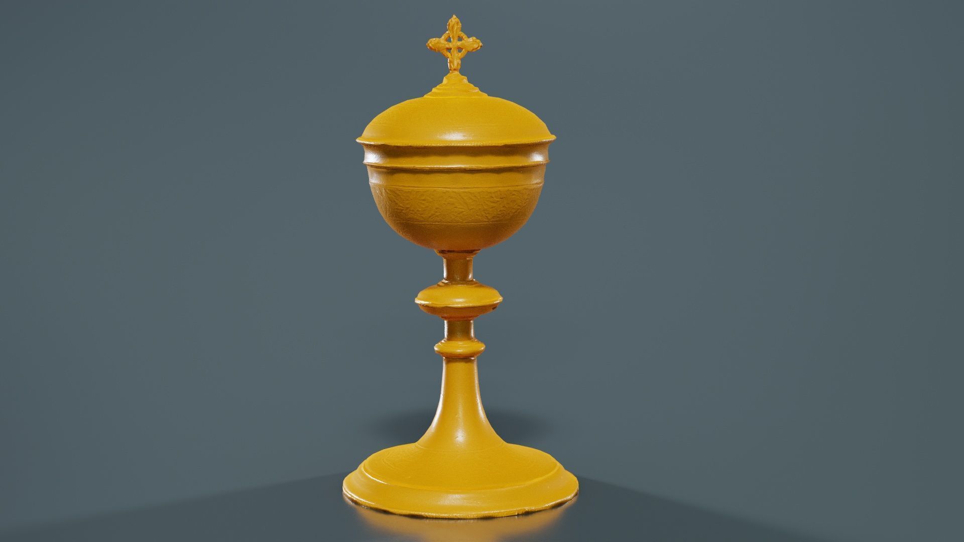 Chalice Low-poly 3D model_13