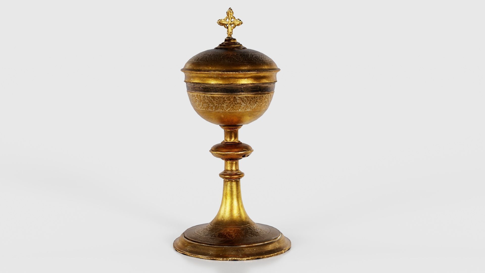 Chalice Low-poly 3D model_20