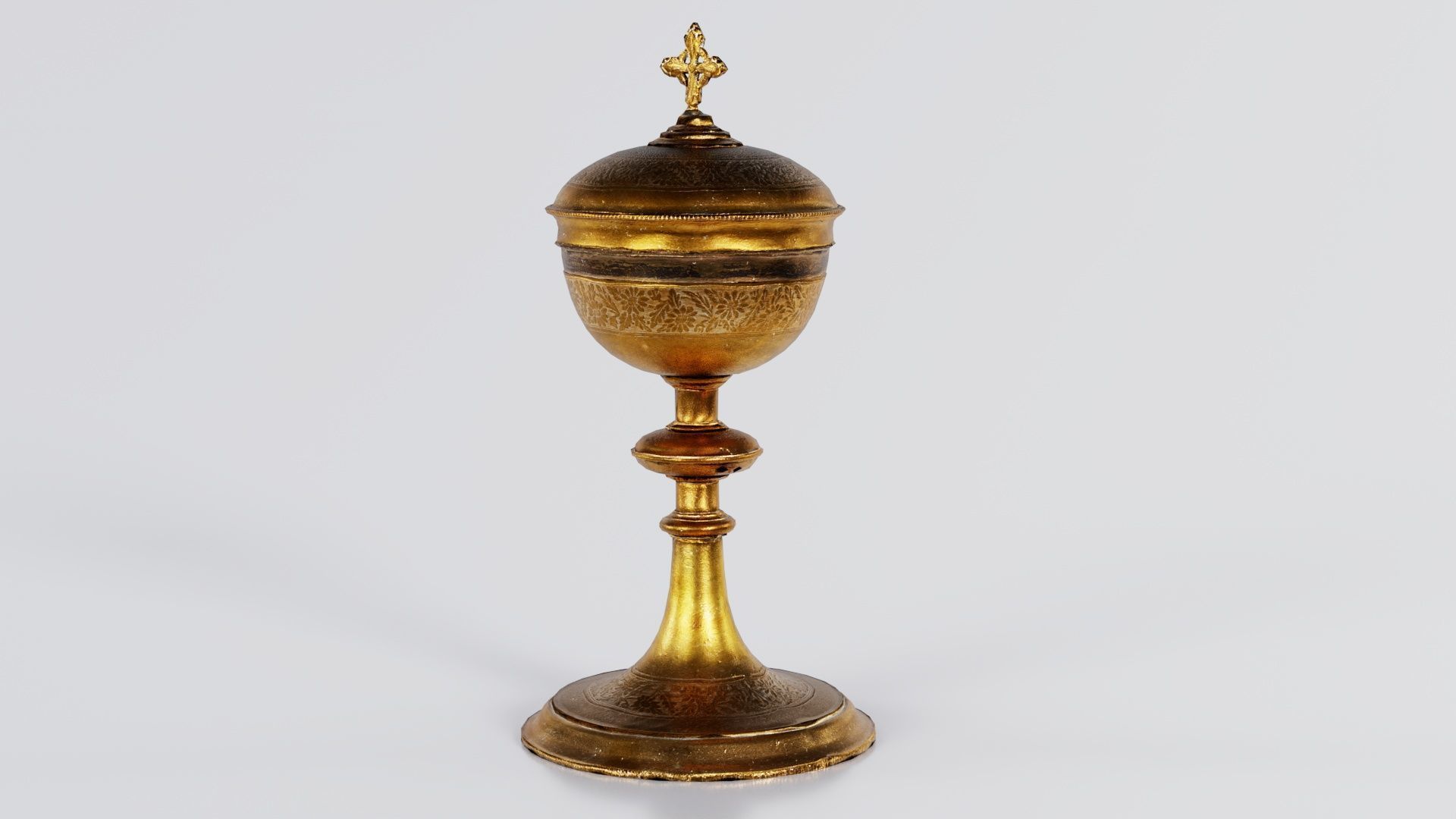 Chalice Low-poly 3D model_4