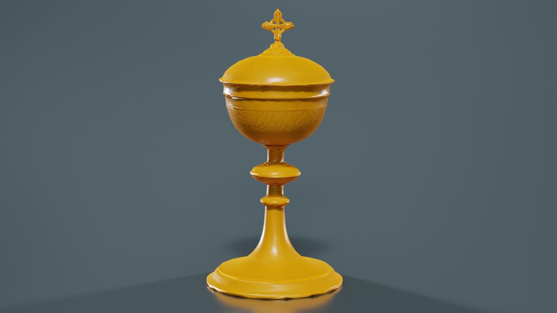 Chalice Low-poly 3D model_12