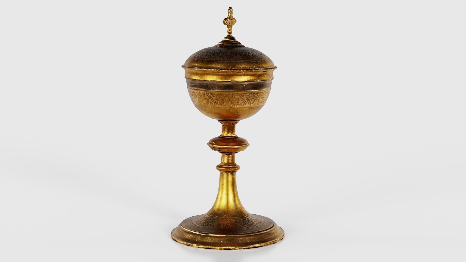 Chalice Low-poly 3D model_17