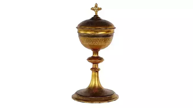 Chalice Low-poly 3D model