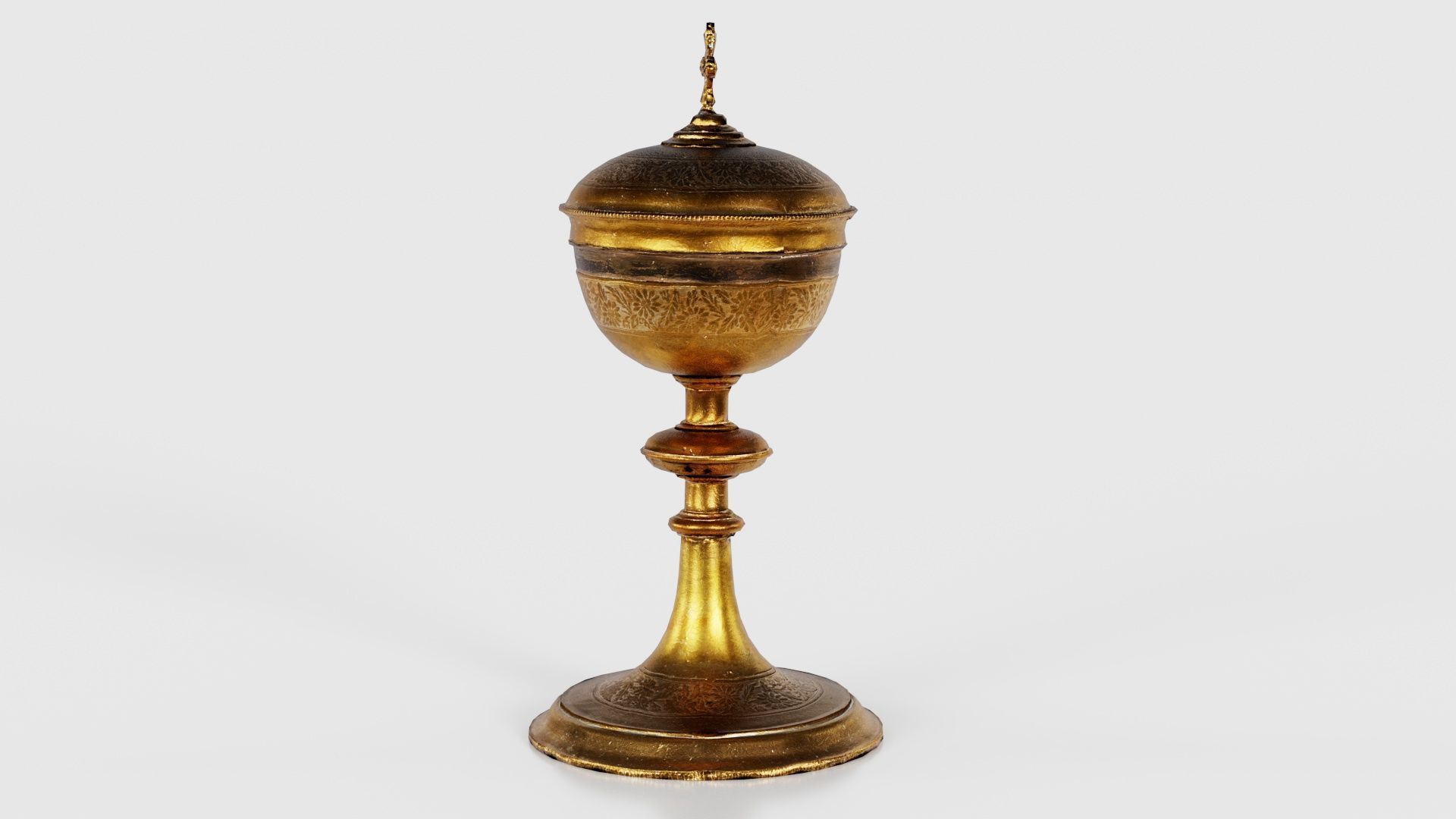 Chalice Low-poly 3D model_18