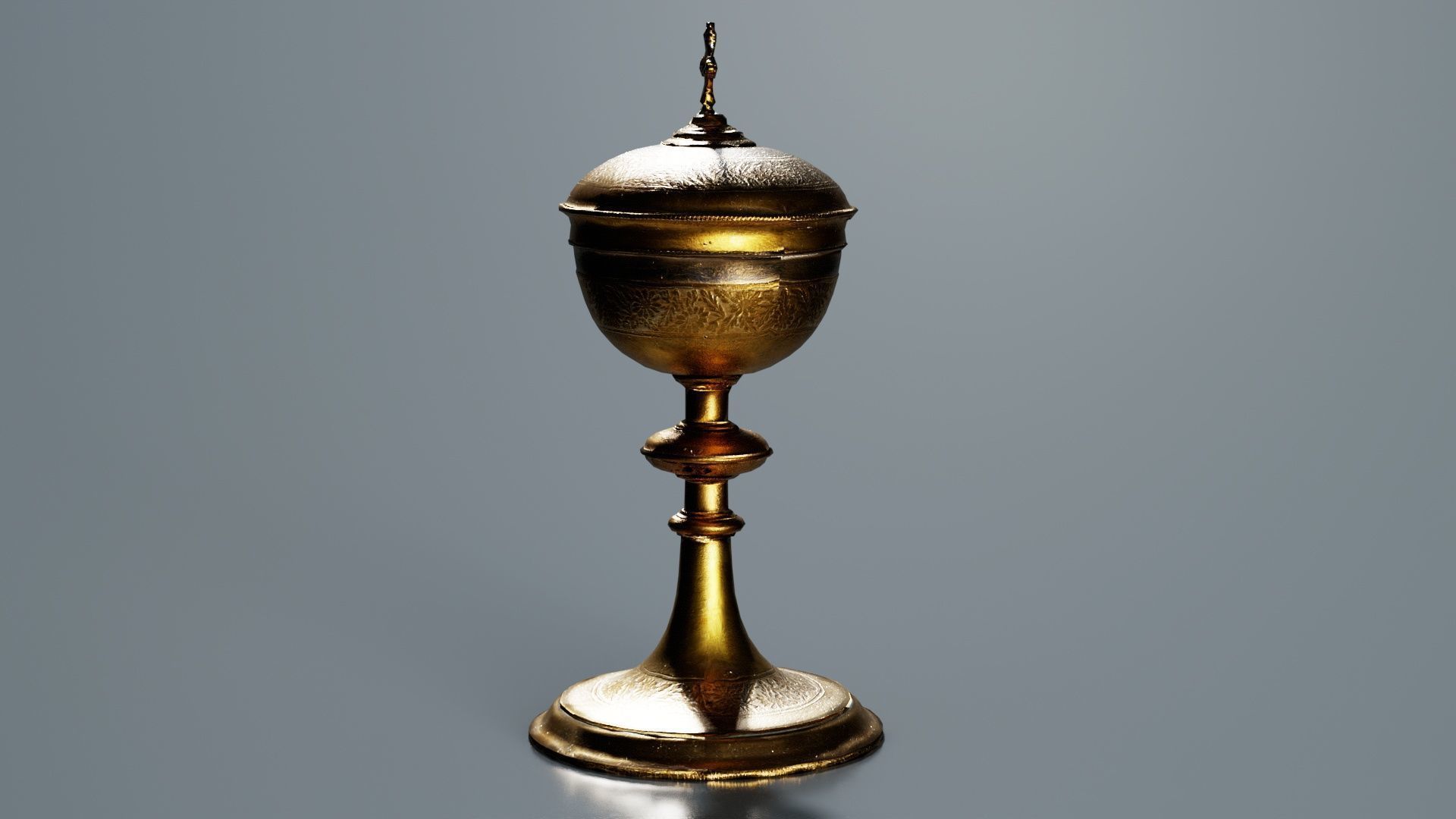 Chalice Low-poly 3D model_6