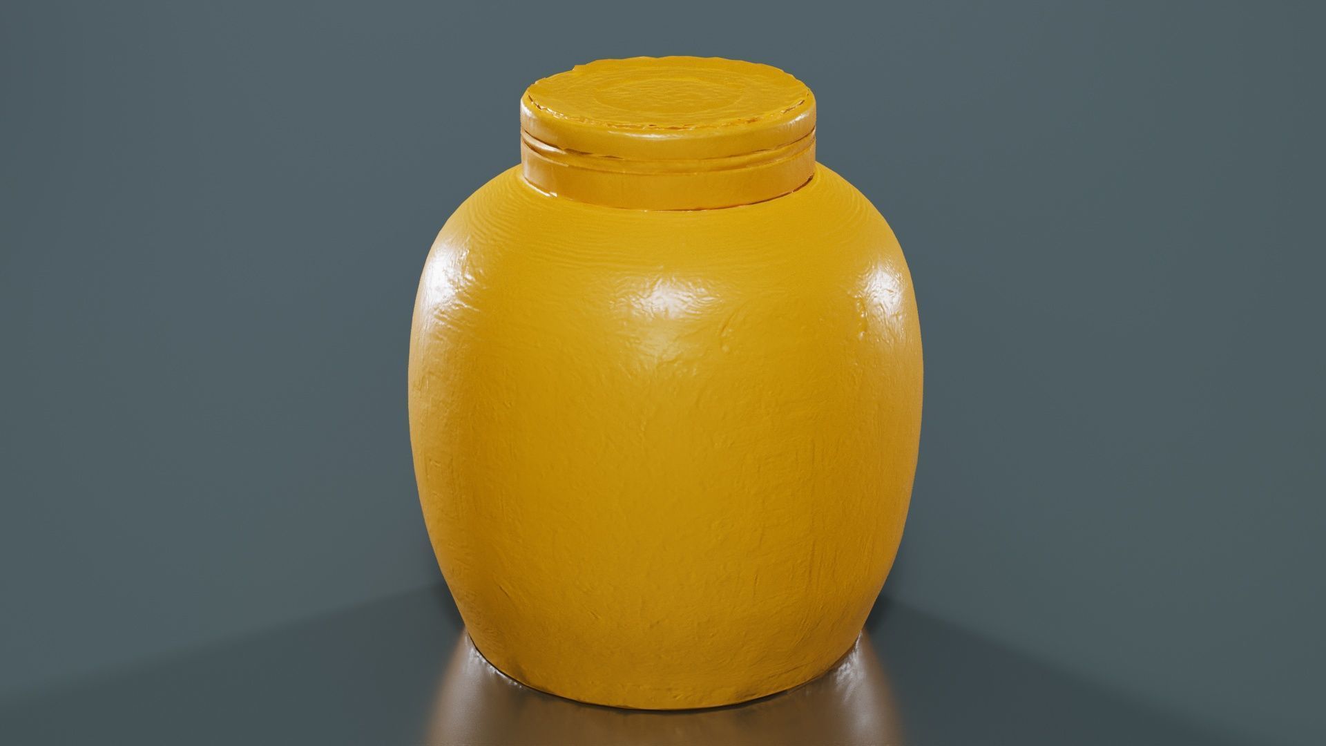 Vase 1 Low-poly 3D model_12