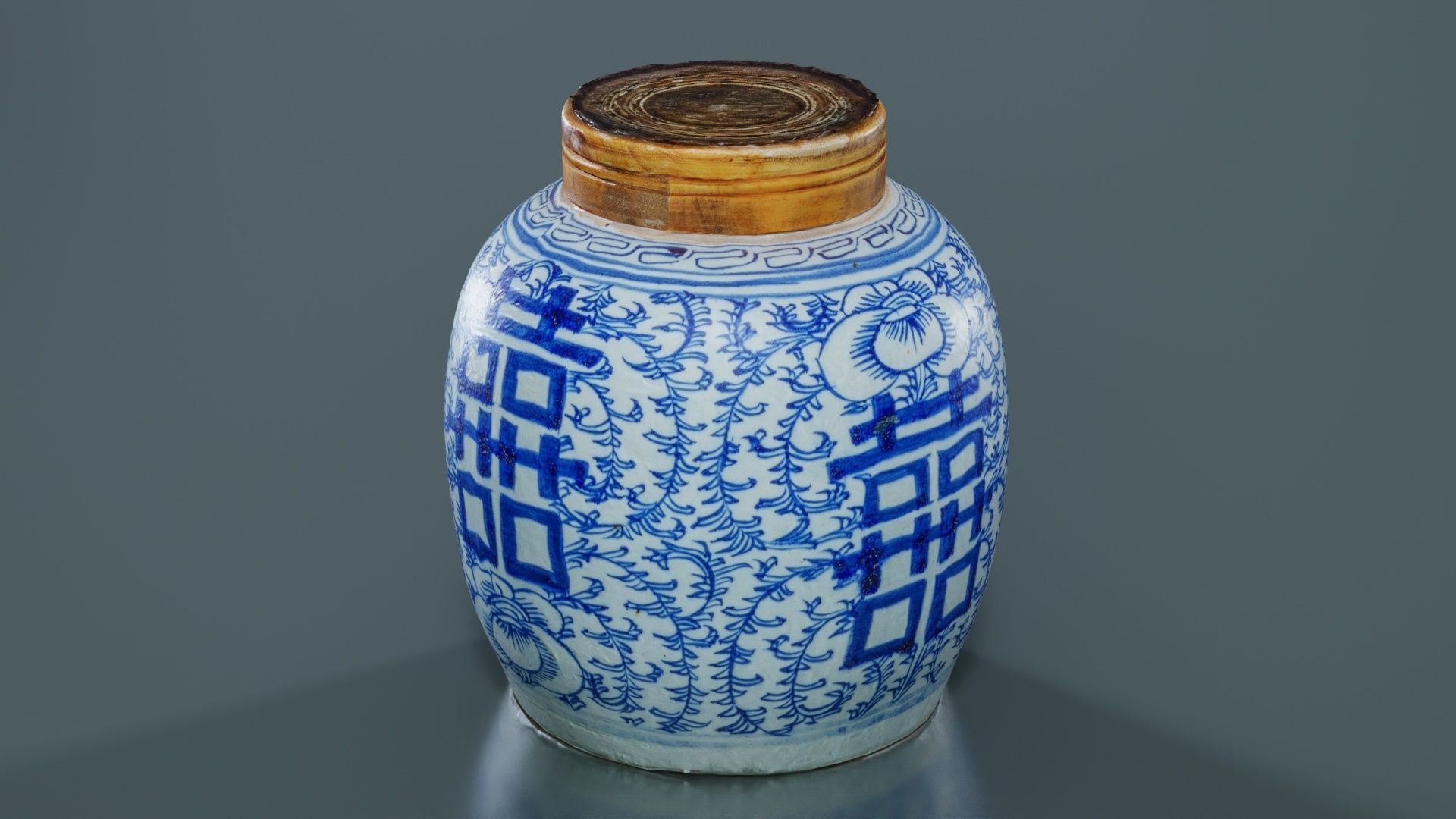 Vase 1 Low-poly 3D model_2