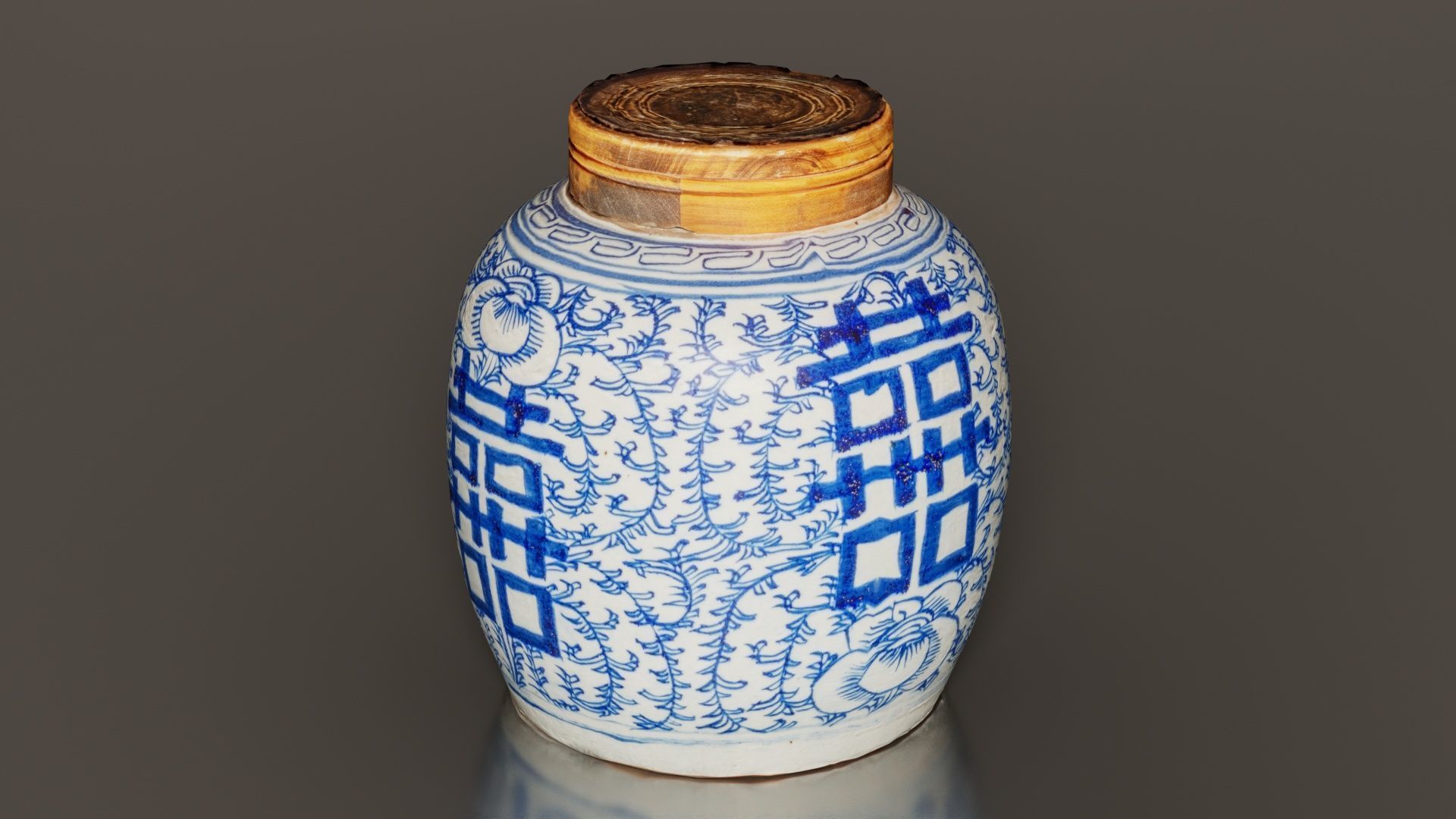 Vase 1 Low-poly 3D model_4