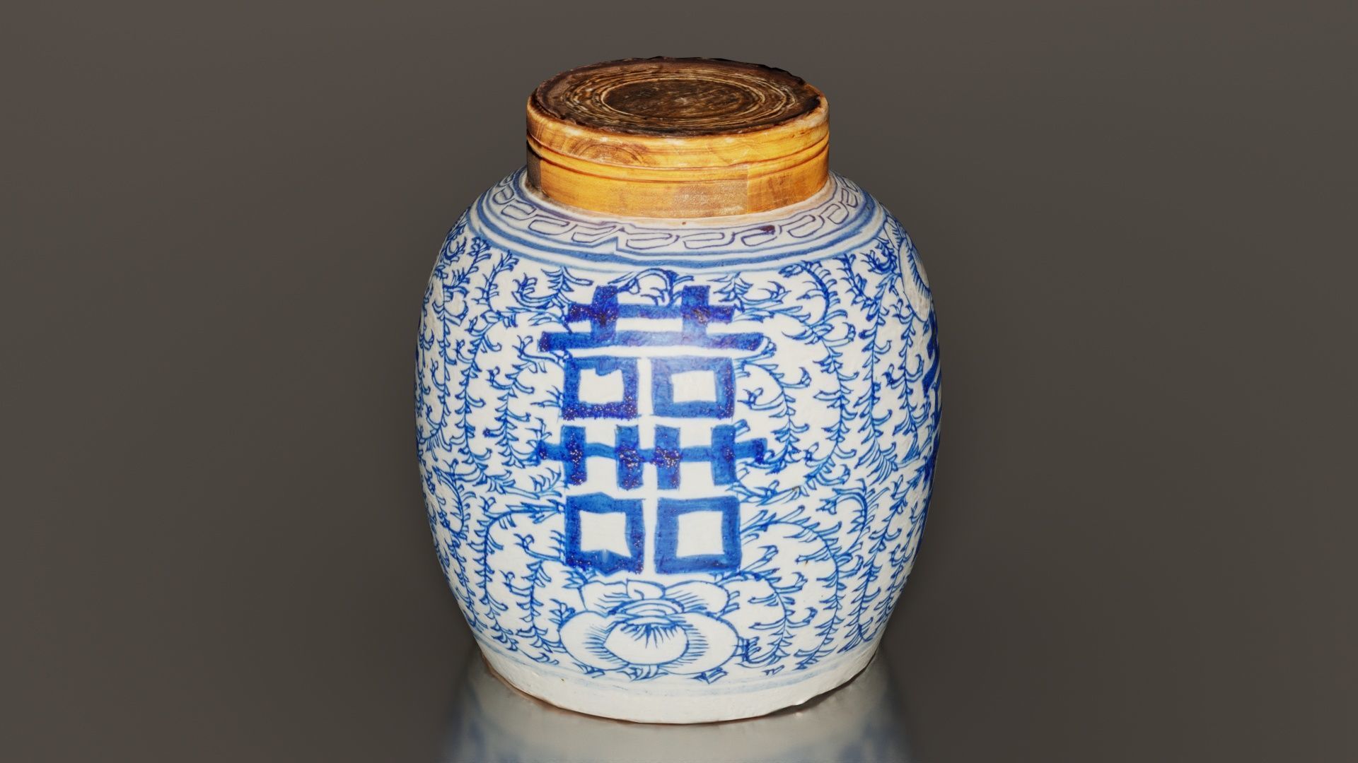 Vase 1 Low-poly 3D model_5