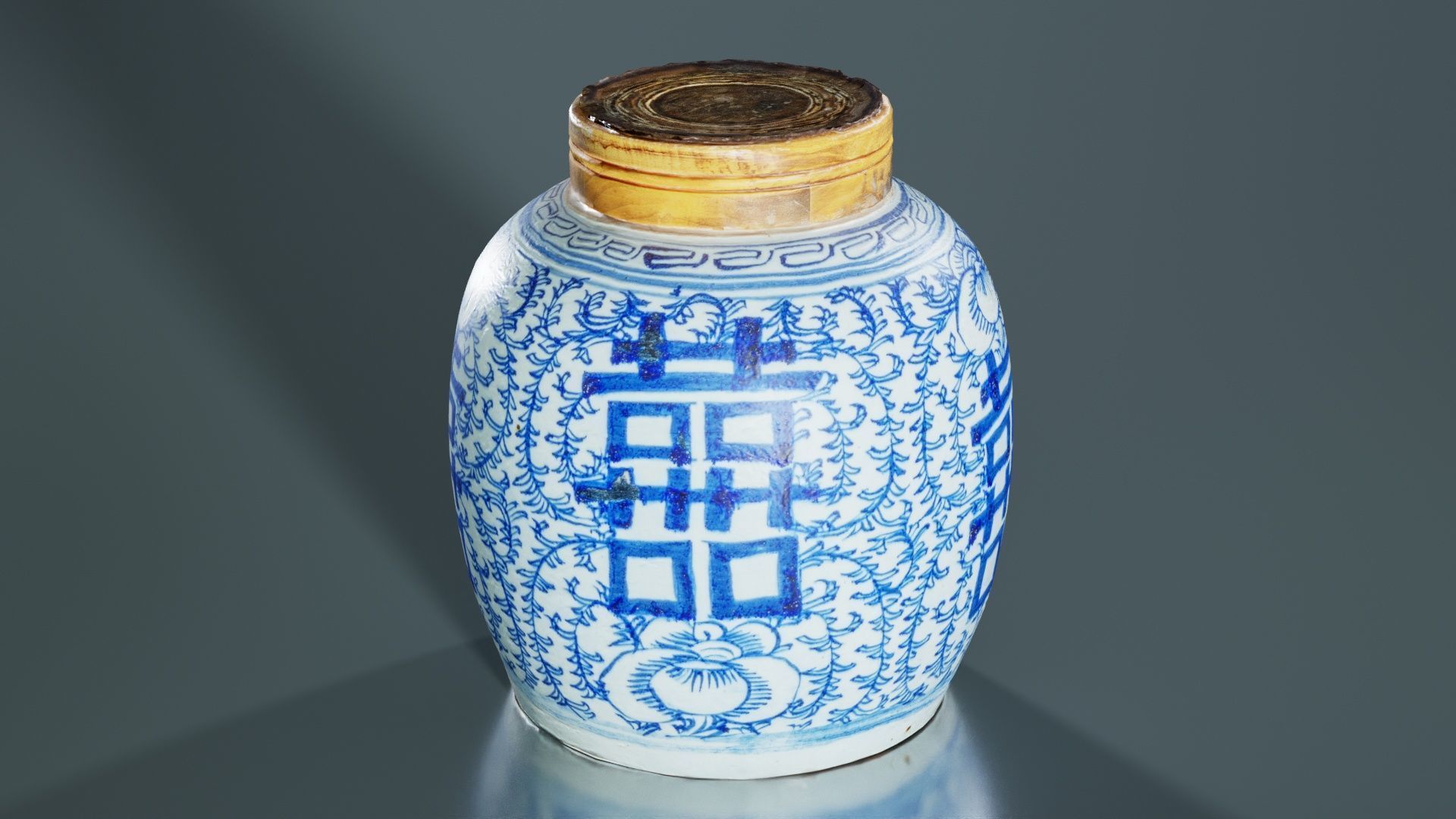 Vase 1 Low-poly 3D model_3