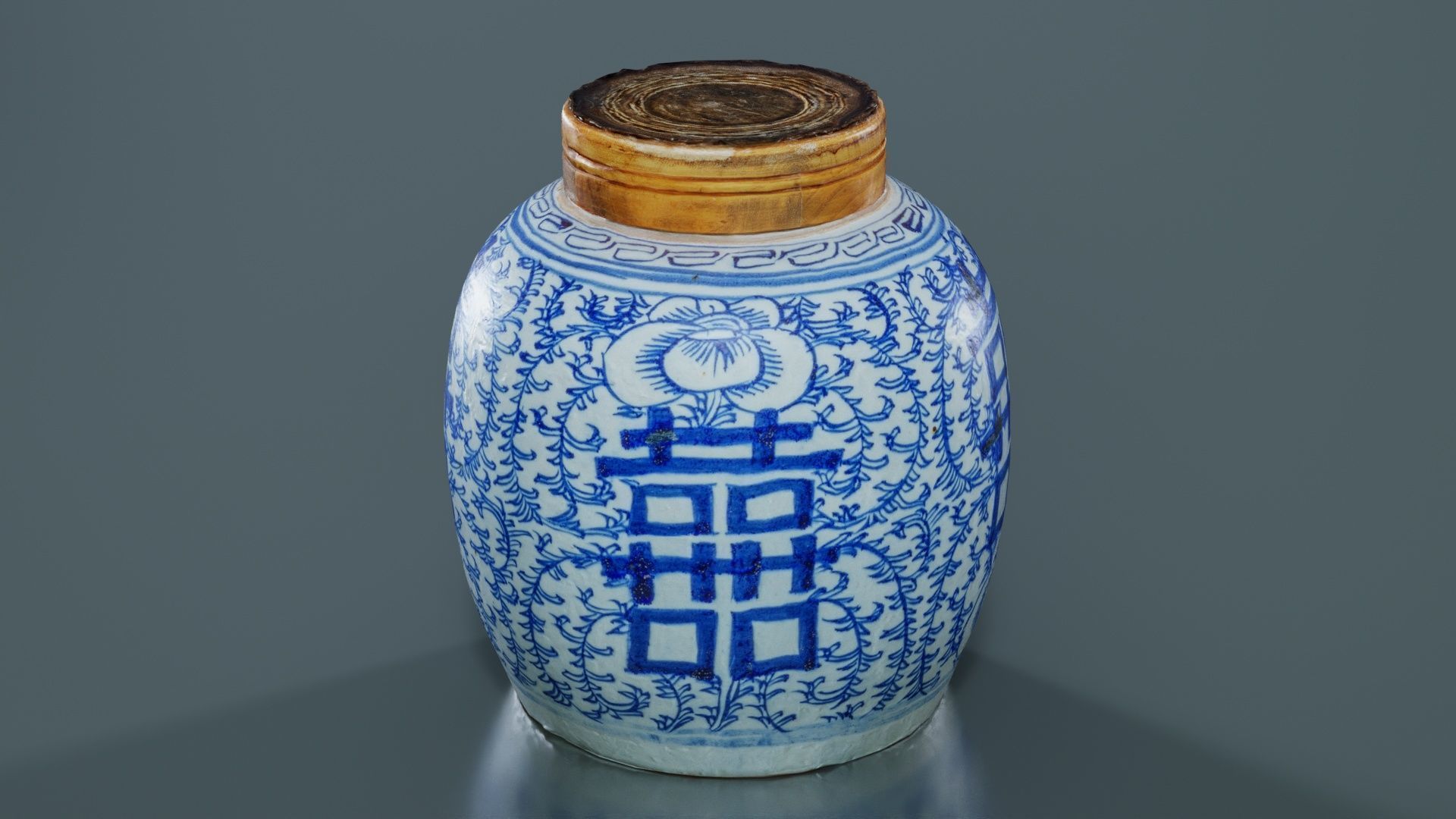 Vase 1 Low-poly 3D model_1