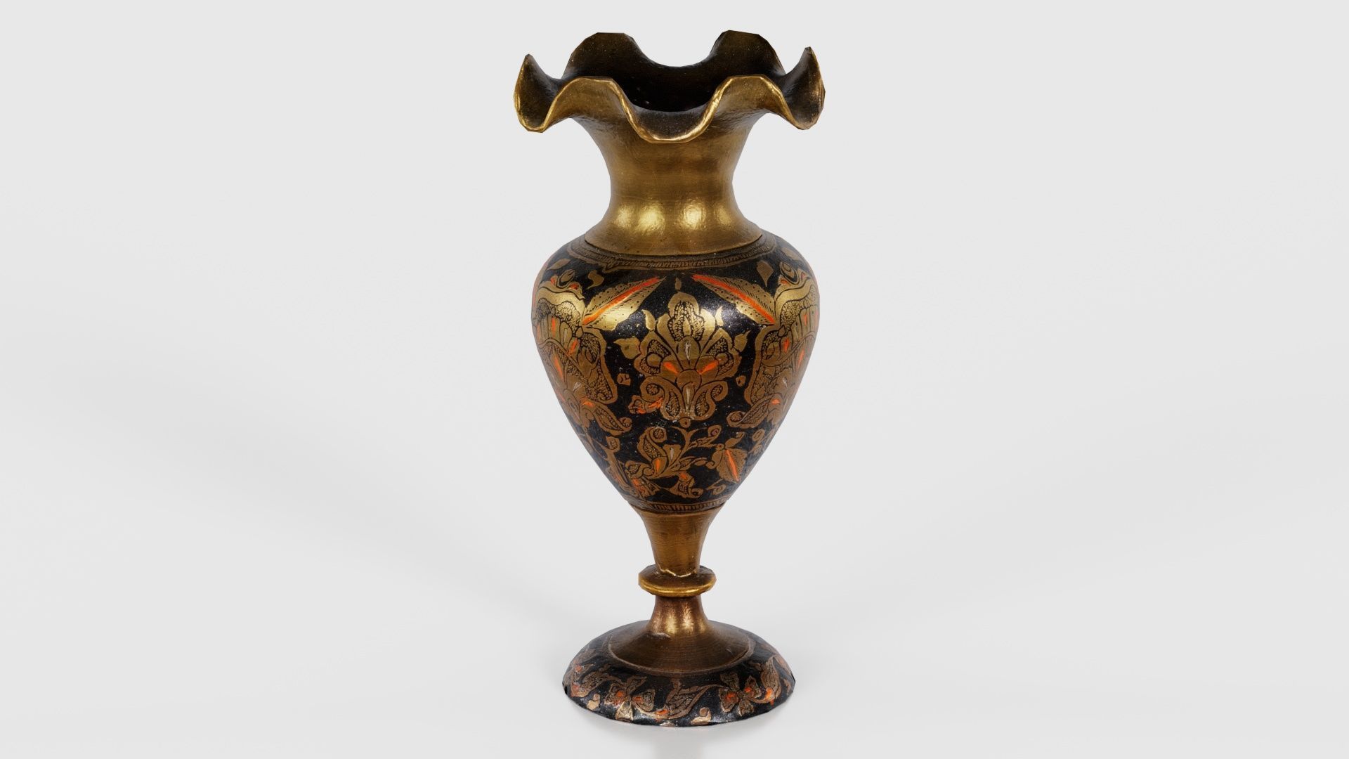 Vase 2 Low-poly 3D model_17