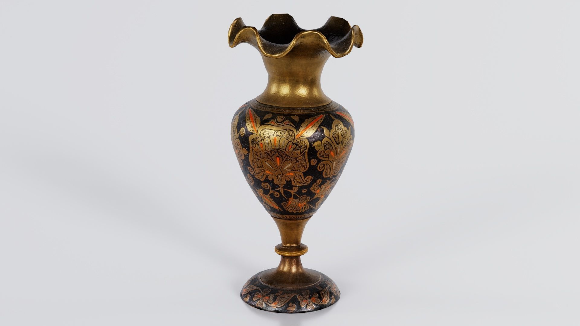 Vase 2 Low-poly 3D model_4