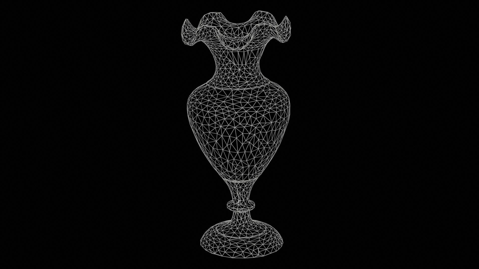 Vase 2 Low-poly 3D model_11