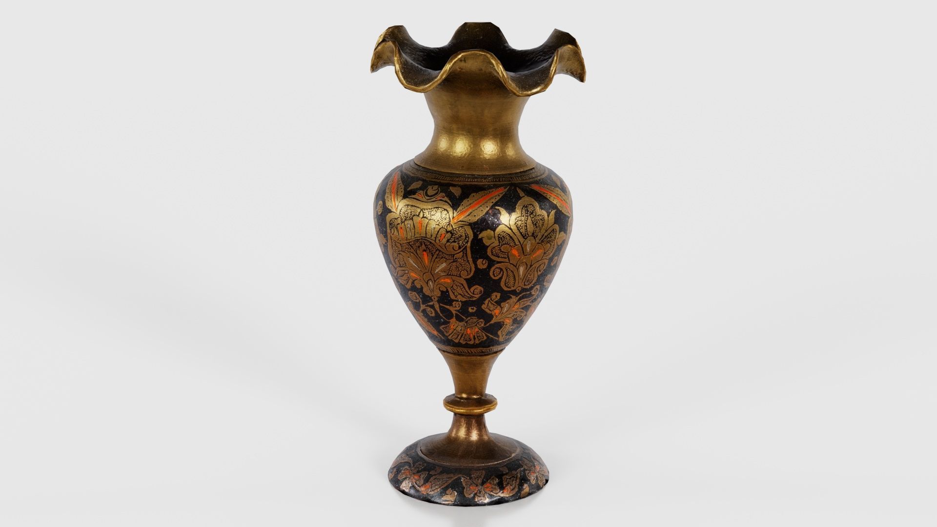 Vase 2 Low-poly 3D model_22