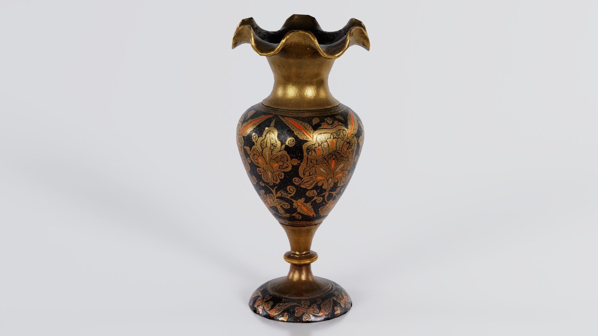 Vase 2 Low-poly 3D model_6