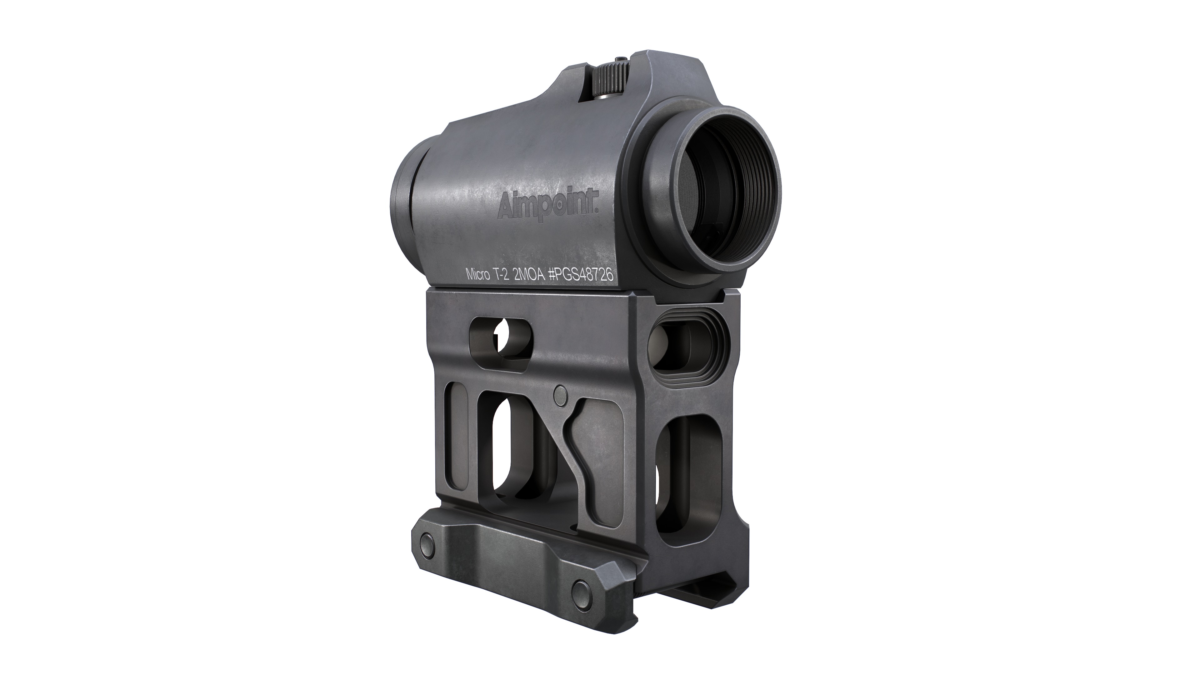 Aimpoint Micro T2 Red Dot Sight Low-poly 3D model_30